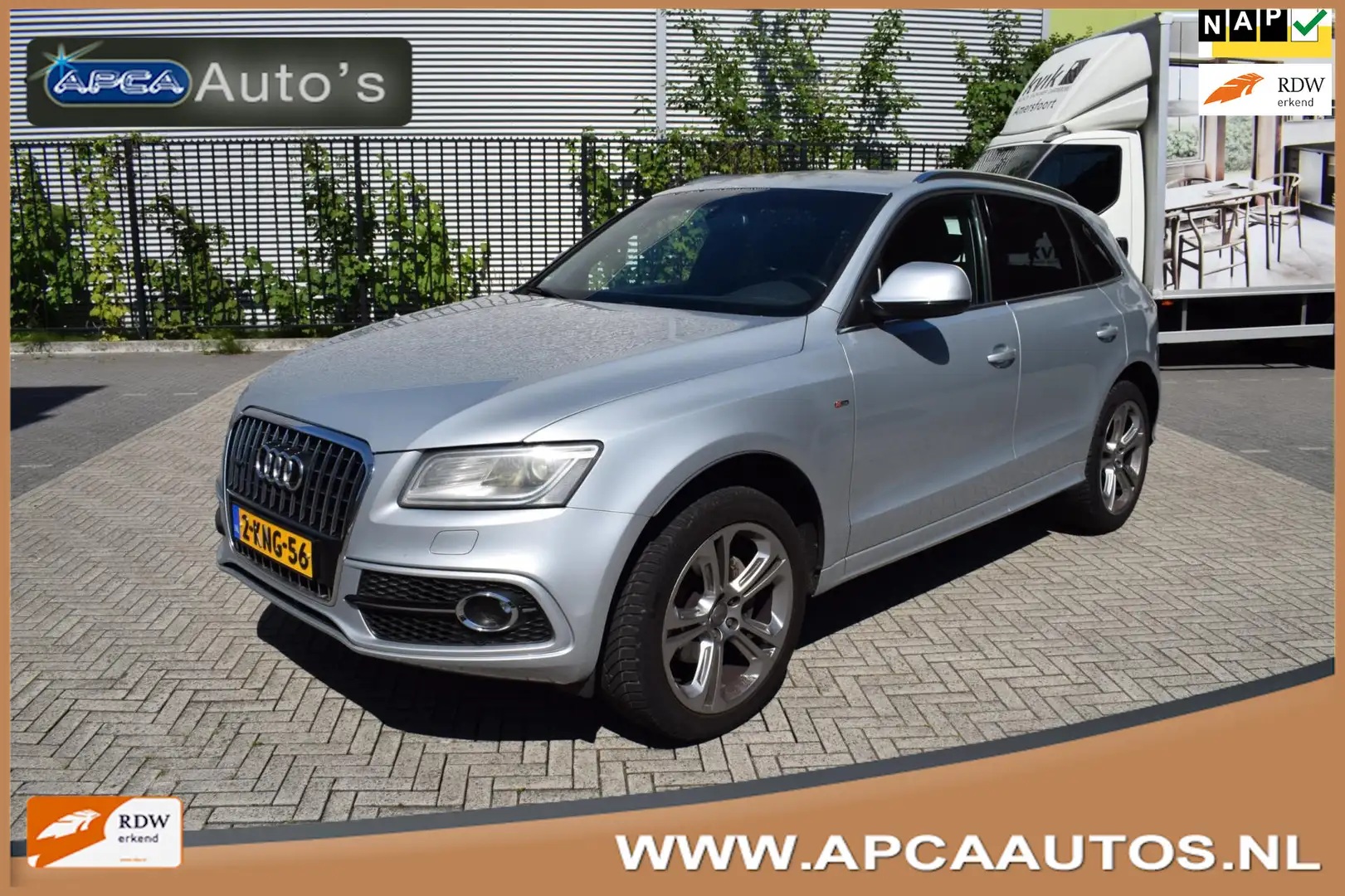 Audi Q5 2.0 TFSI quattro Pro Line S 12 mnd GARANTIE Adapti Grijs - 1