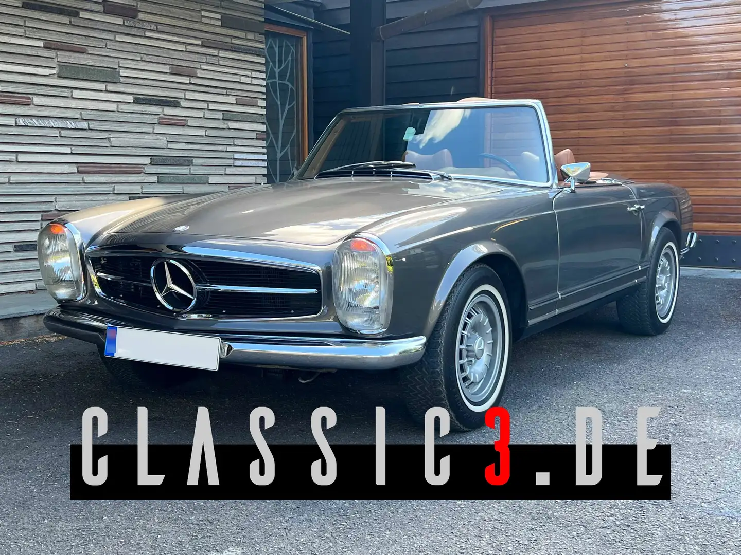 Mercedes-Benz SL 280 6-GANG GETRAG PAGODE SL W113 KOMPLETTRESTAURATION Gris - 2