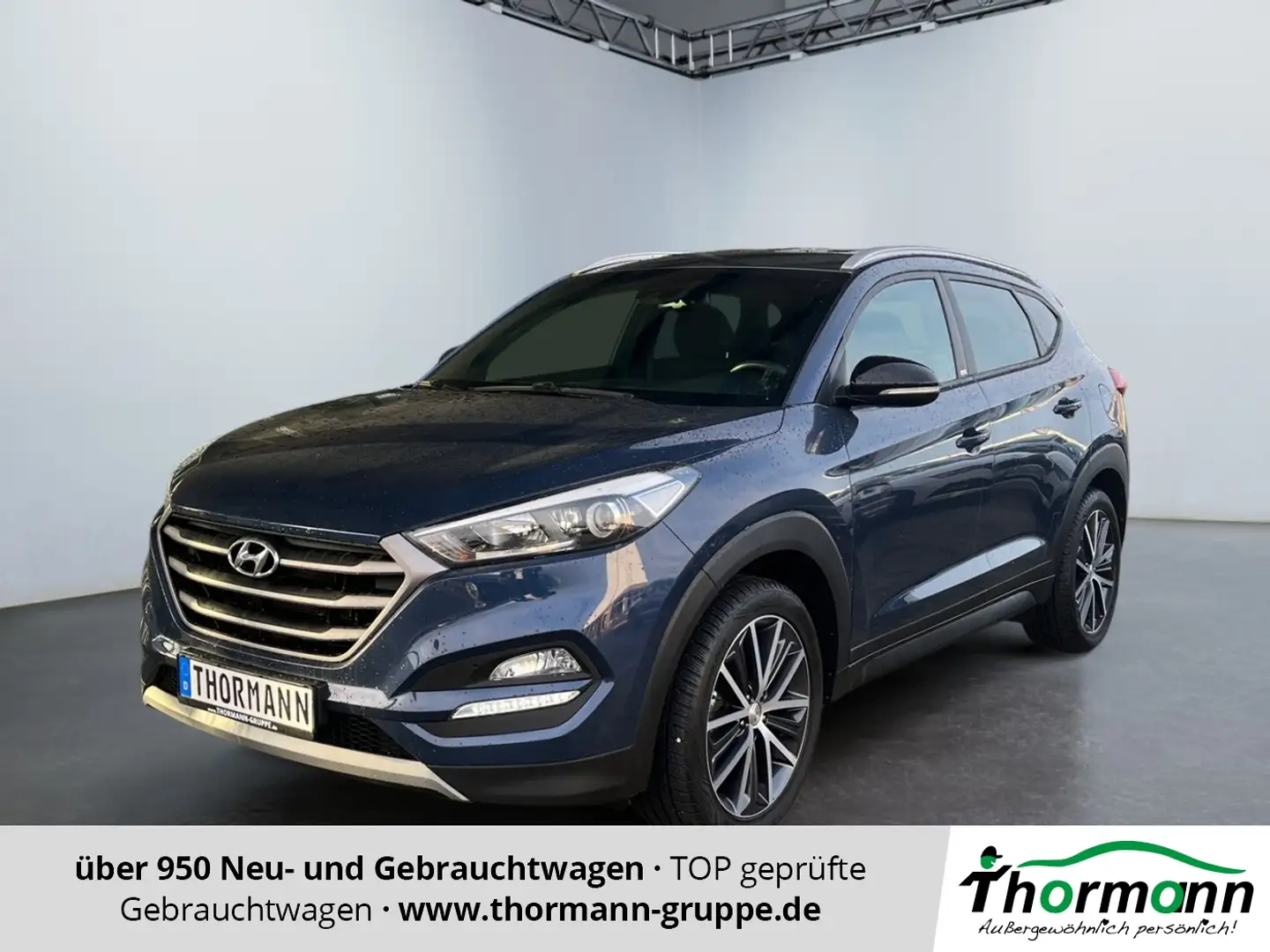 Hyundai TUCSON Passion 1.6 blue 2xKlima Kam. KlimaA LED Bleu - 1