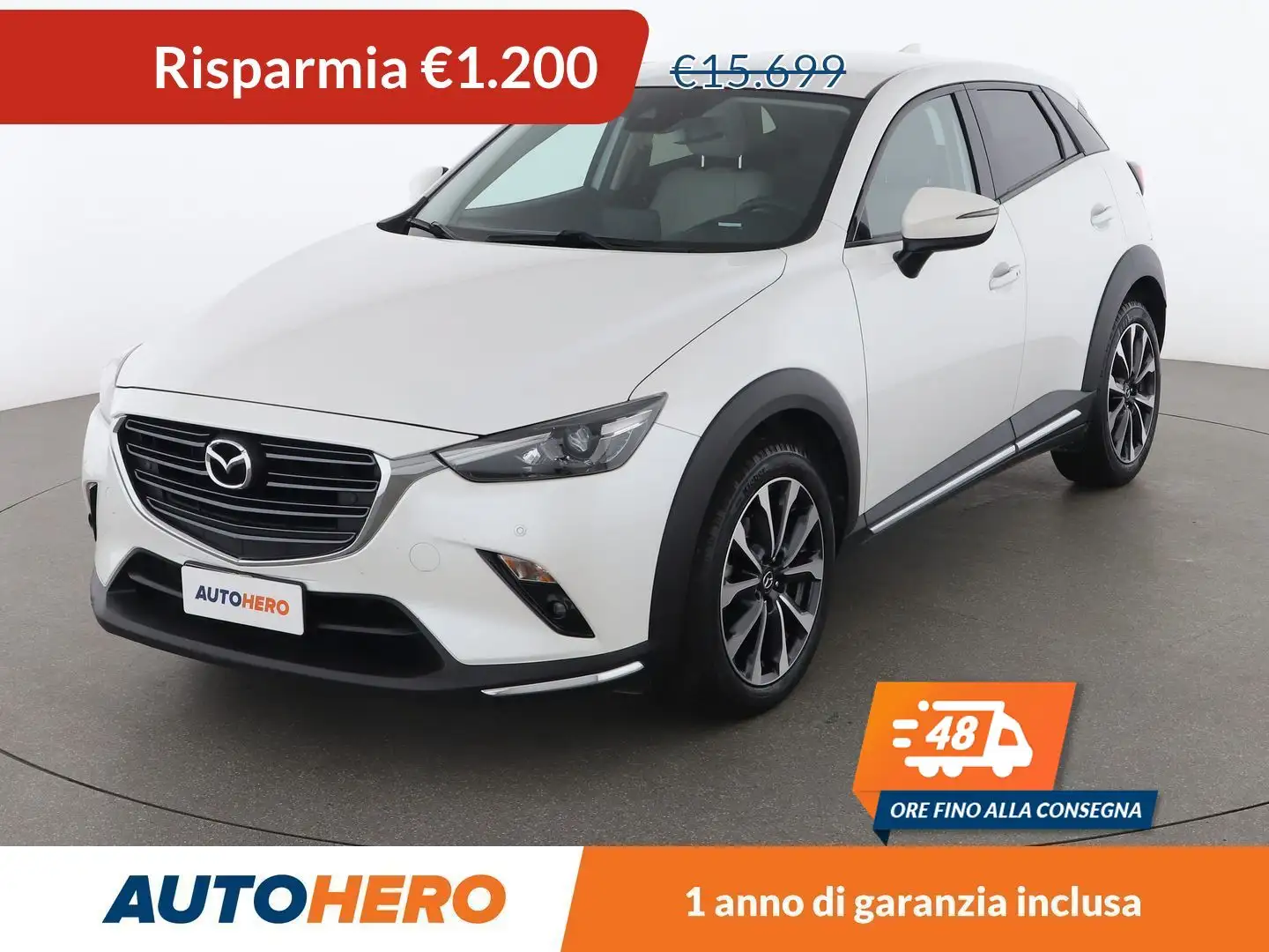 Mazda CX-3 1.8 Skyactiv-D Exceed Bianco - 1