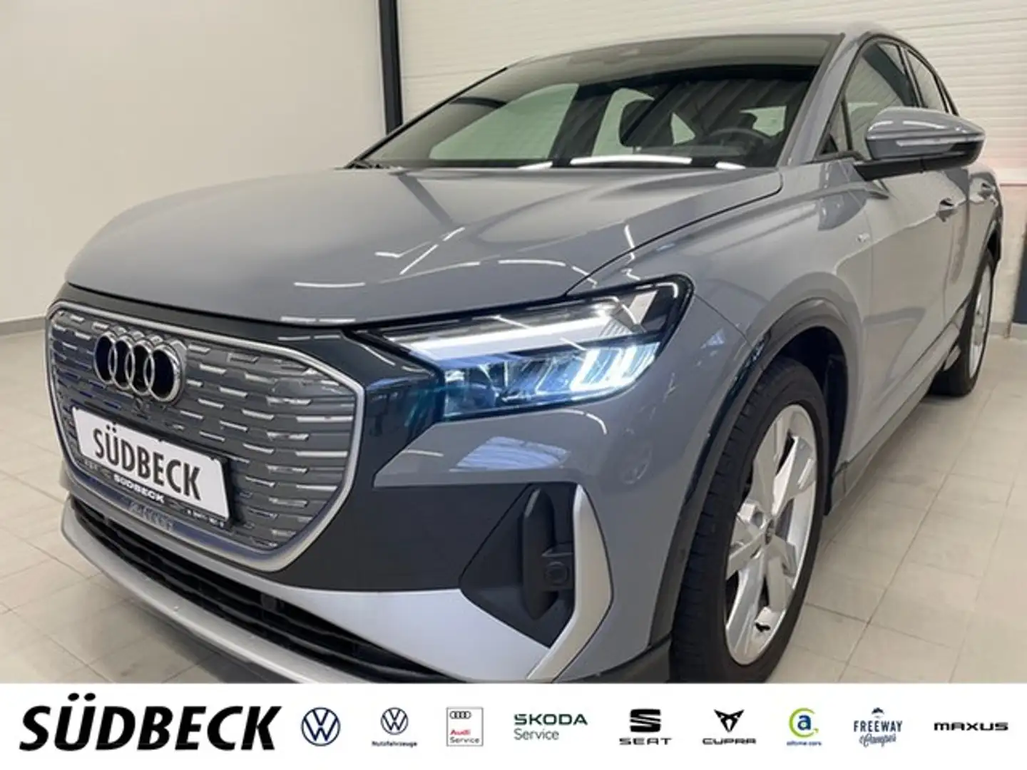 Audi Q4 e-tron Sportback 50 quattro LED+NAVI+KAMERA+LANE Grau - 1