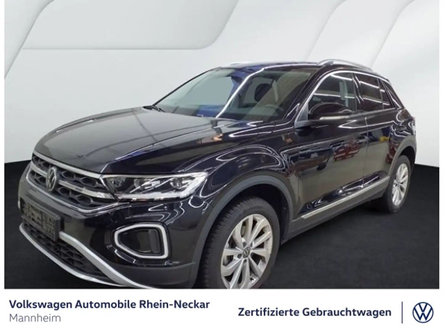 Volkswagen T-Roc 1.5 TSI Style DSG Navi AHK LED uvm Schwarz - 2