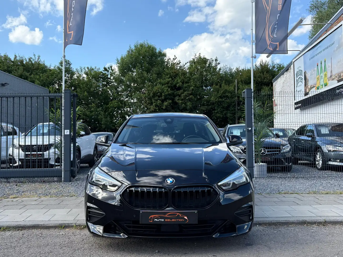 BMW 218 Gran Coupé 218iA-LED-NAVI-EURO6-BOITE AUTO-PDC Zwart - 2