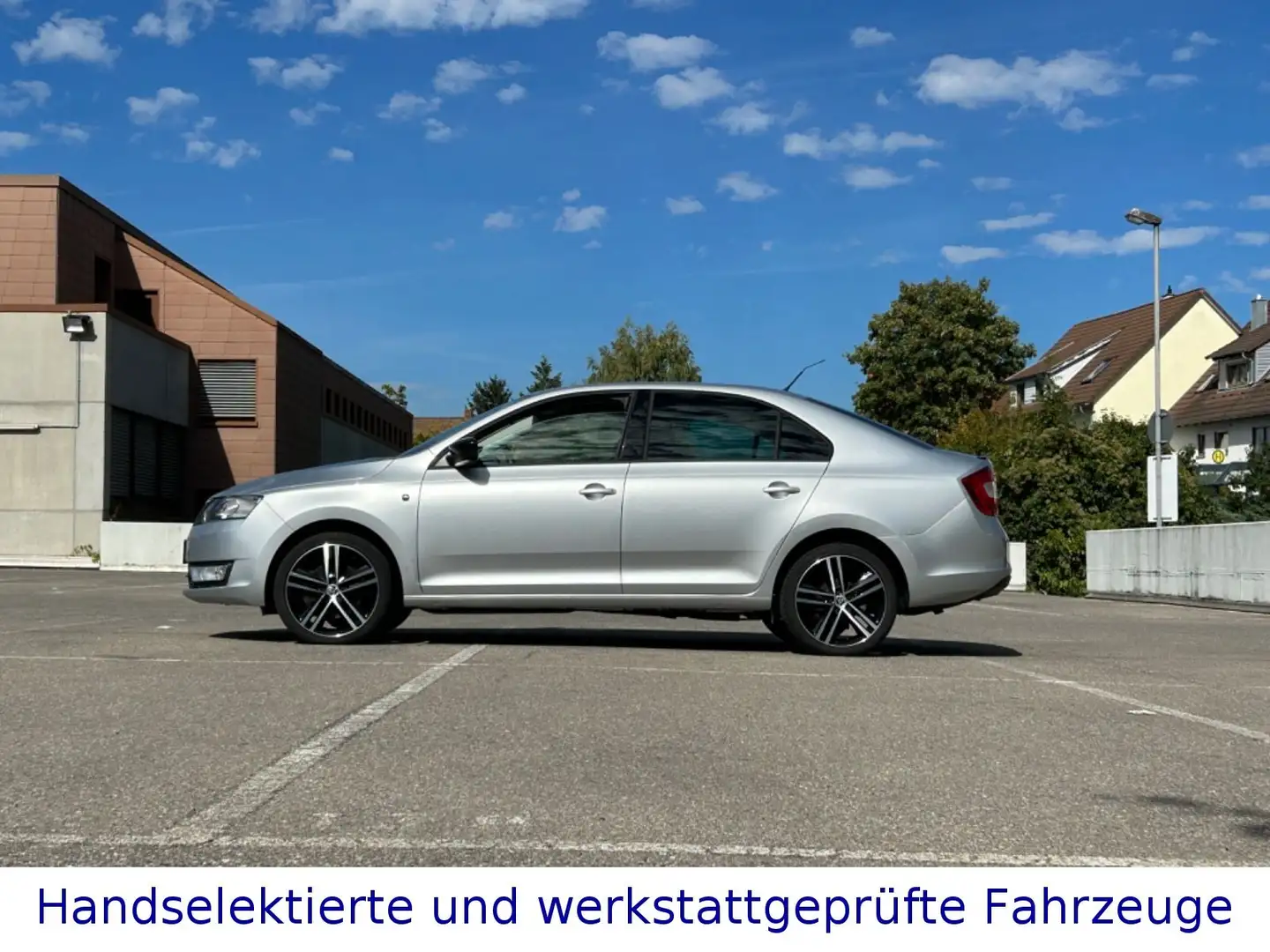 Skoda Rapid/Spaceback 1.2 TSI / Sportsitze / 1. Hand Silber - 2