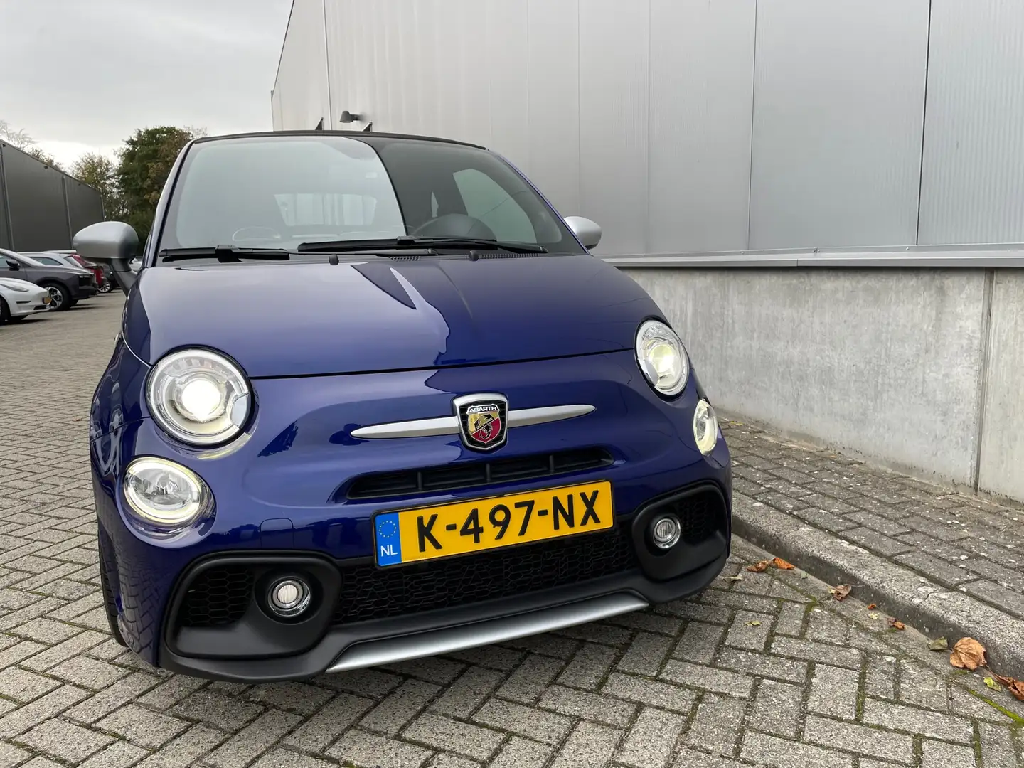 Fiat 500C Abarth 1.4 T-Jet 595 Cabriolet / Automaat / Navigatie Azul - 2