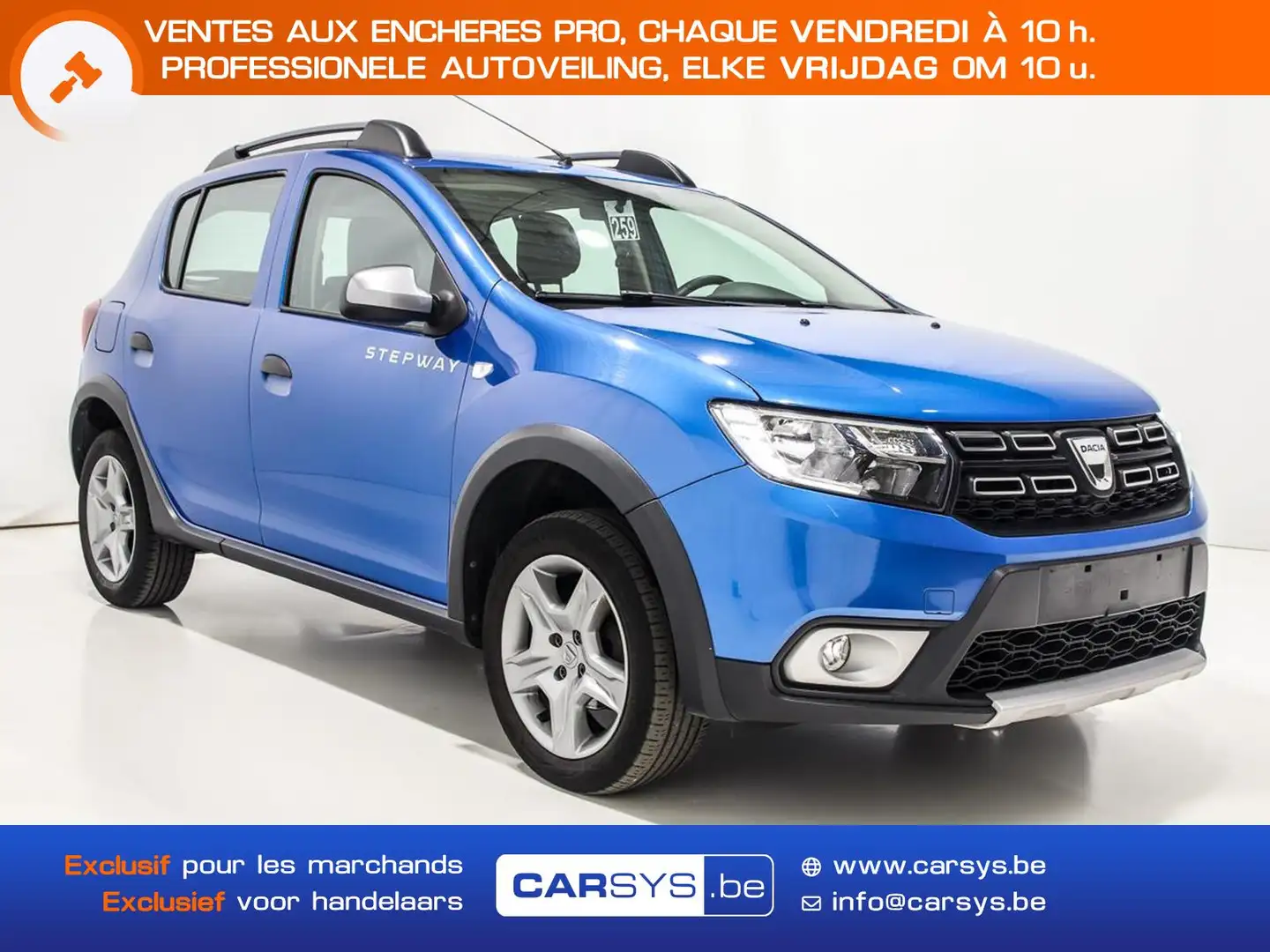 Dacia Sandero STEPWAY - 0.9 TCE 90 CLIM  - GPS Blauw - 1