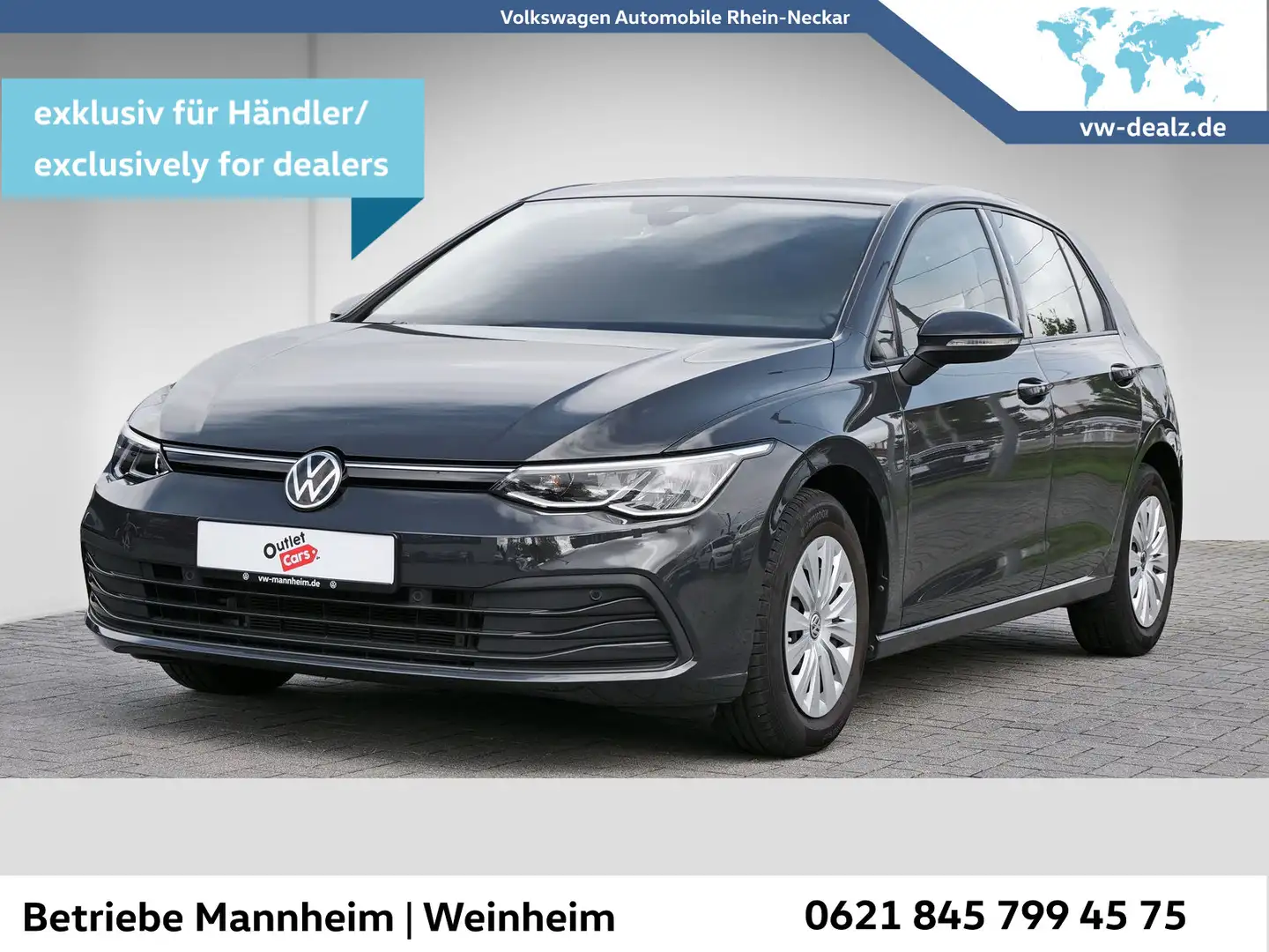 Volkswagen Golf VIII 1.0 TSI AHK PDC LED uvm Grau - 1