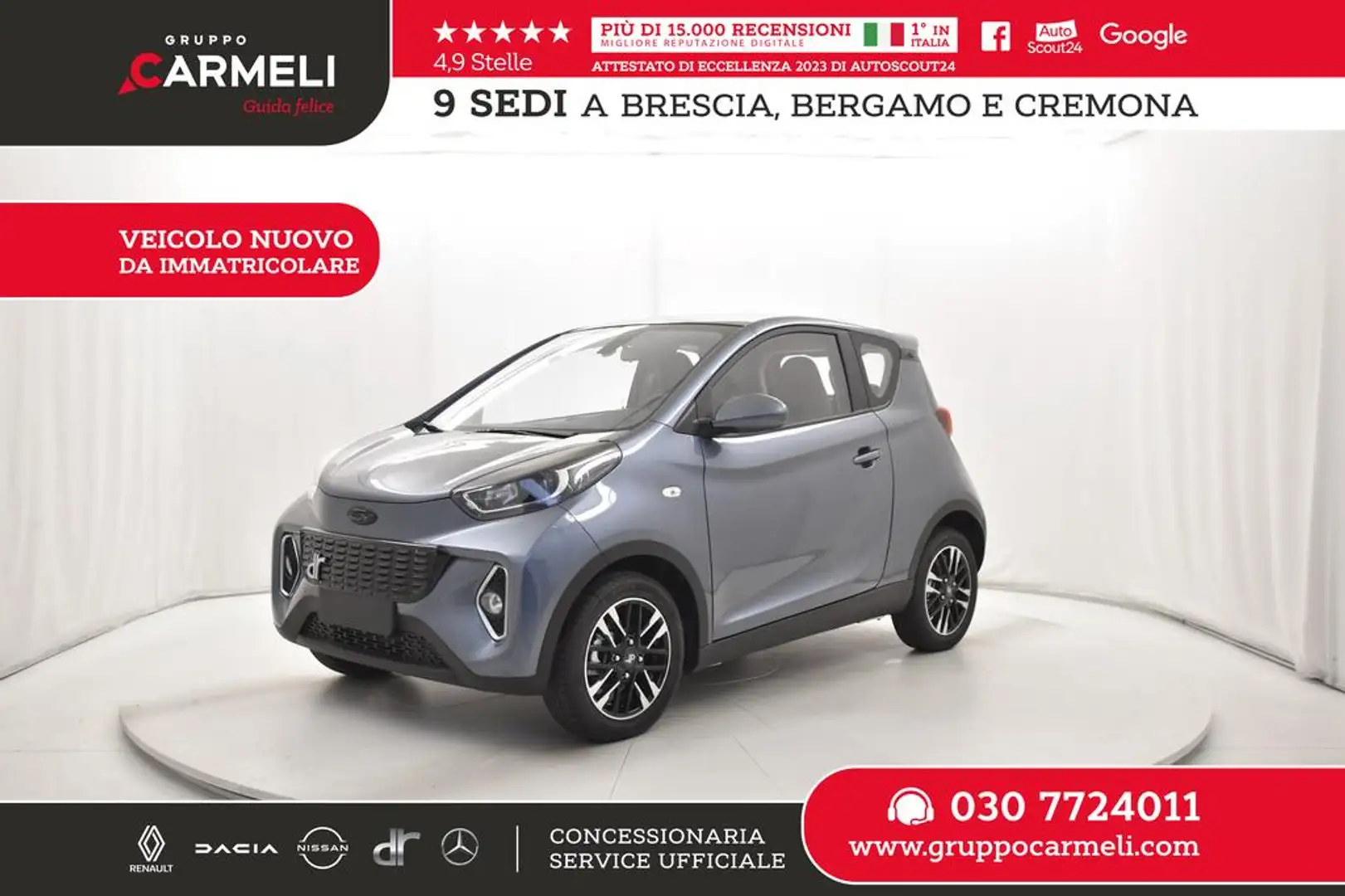 DR Automobiles DR1 dr 1.0 EV 45kW Grigio - 1