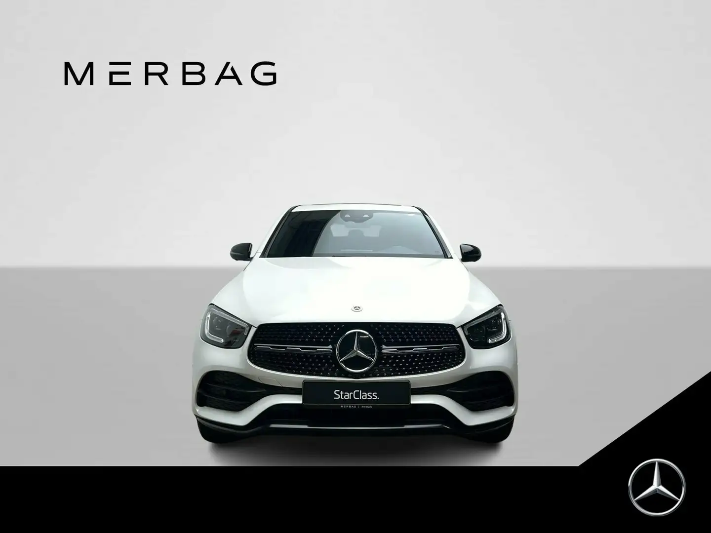Mercedes-Benz GLC 200 GLC 200 d RWD Cpe AMG-Line Multi+360°+EasyPack Blanc - 2