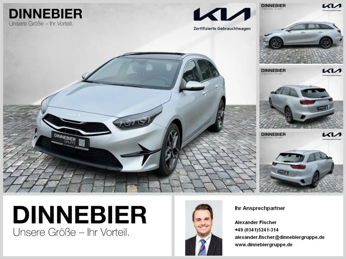Kia Ceed SW / cee'd SW CEED Sportswagon Spirit 1.5T Glasdach+Kamera Silber - 1