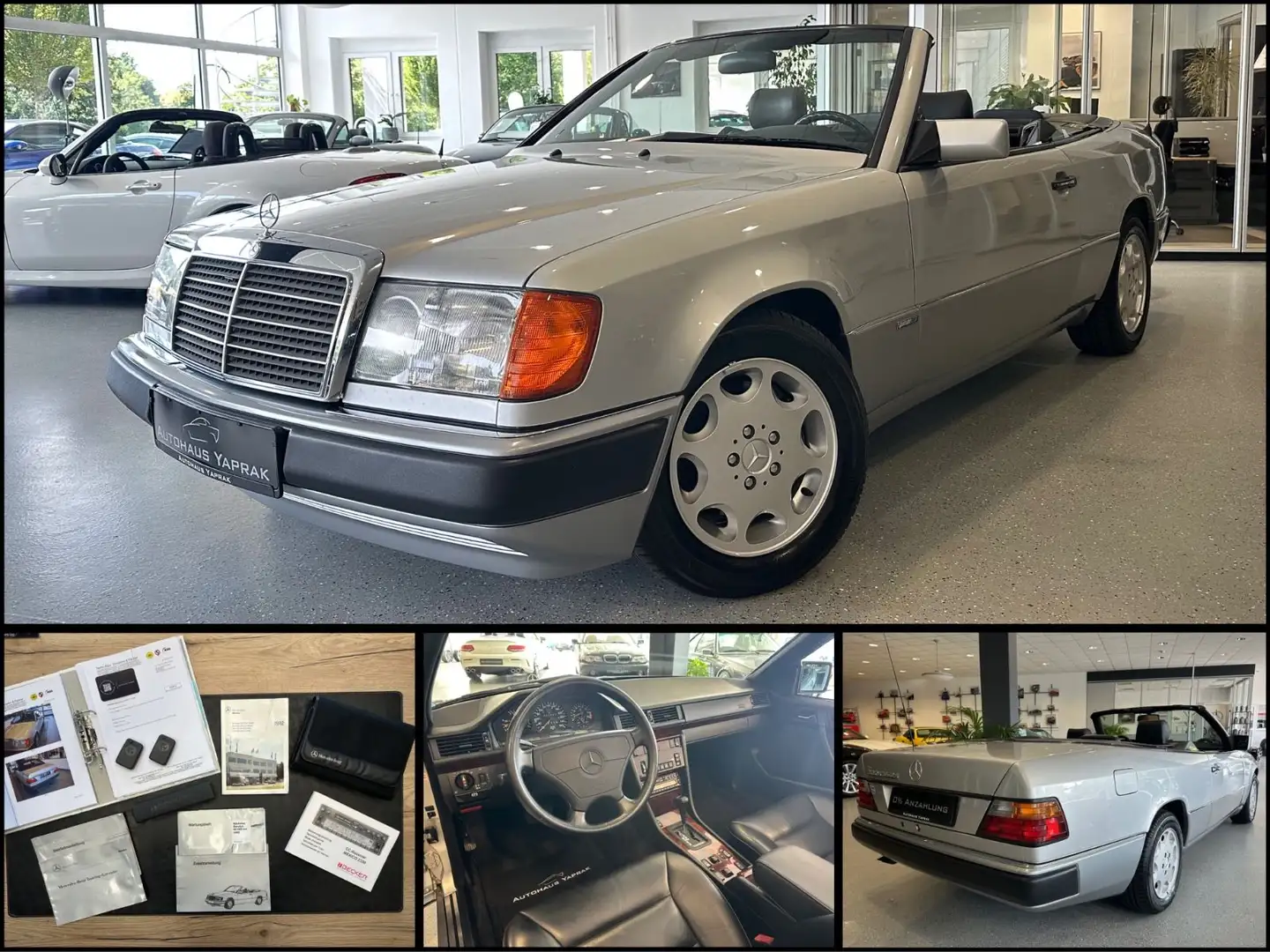 Mercedes-Benz 300 CE 24V Cabrio|60.236km|Bestzustand|Gutachten Silber - 1