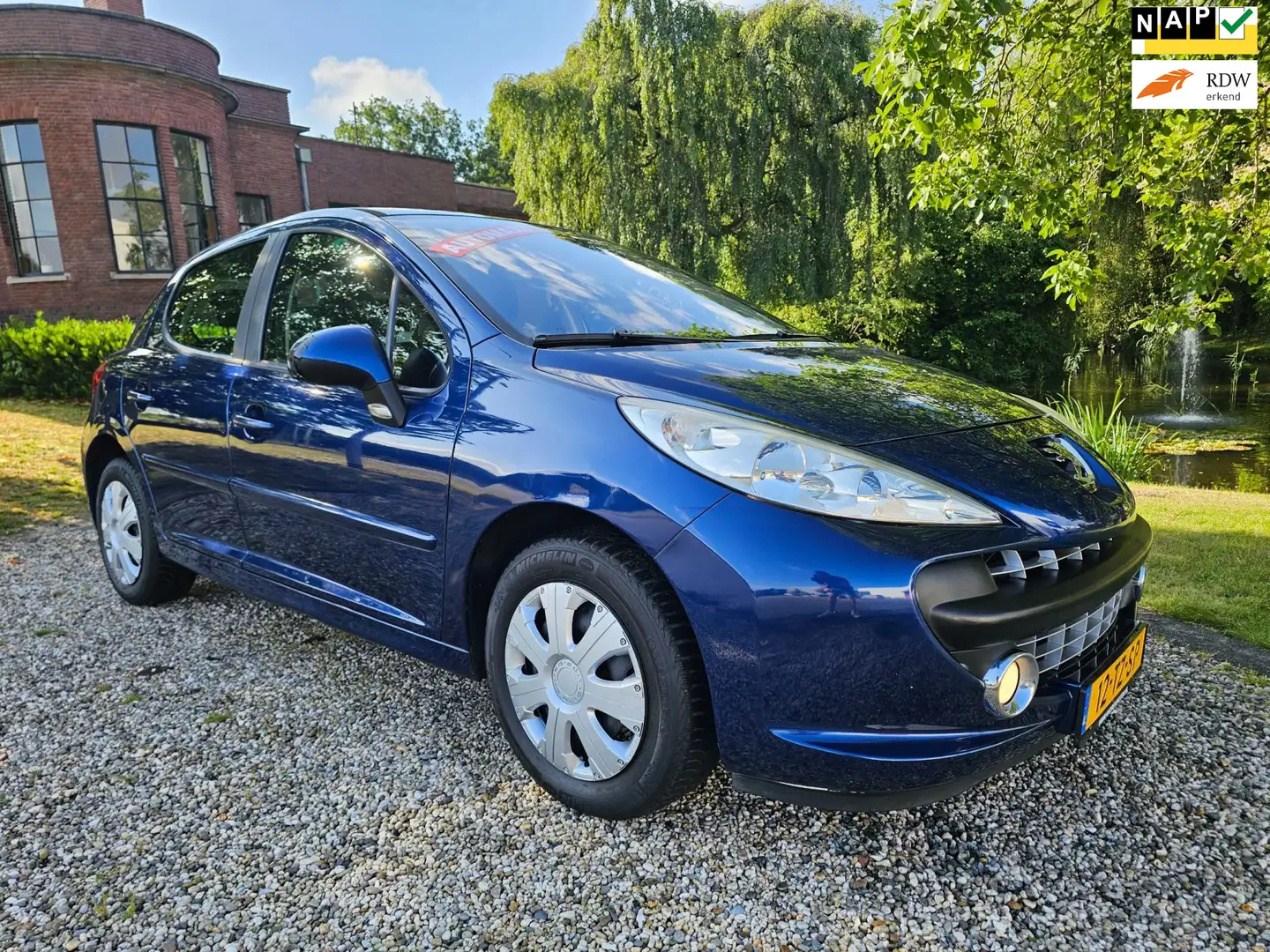Peugeot 207 1.6 VTi XS Pack AUTOMAAT/airco Blauw - 1