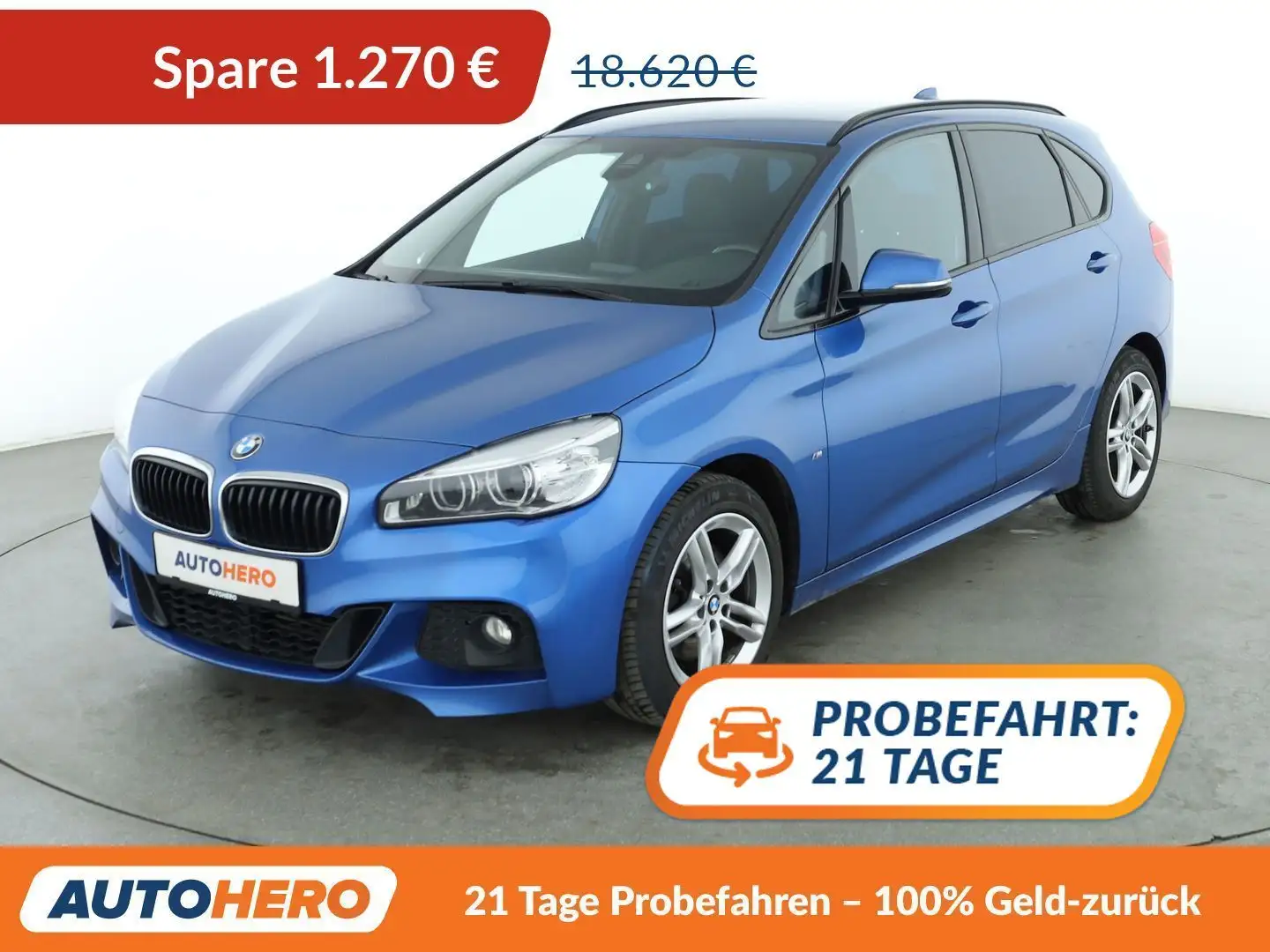 BMW 220 220d Active Tourer M Sport*NAVI*TEMPO*LED*PDC*SHZ* Blau - 1