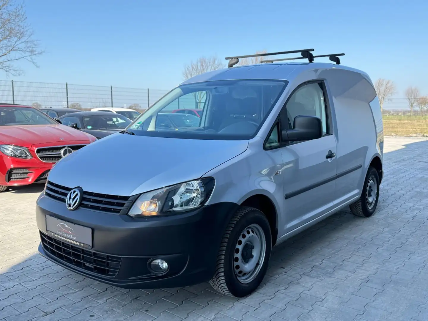 Volkswagen Caddy 2.0 Kasten EcoProfi Erdgas Klima Navi Silber - 1