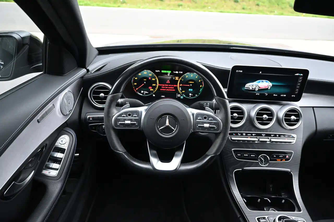 Mercedes-Benz C-Class C 300 de PHEV AMG Pano 360° Burmester Night pakket, миниатюра 17