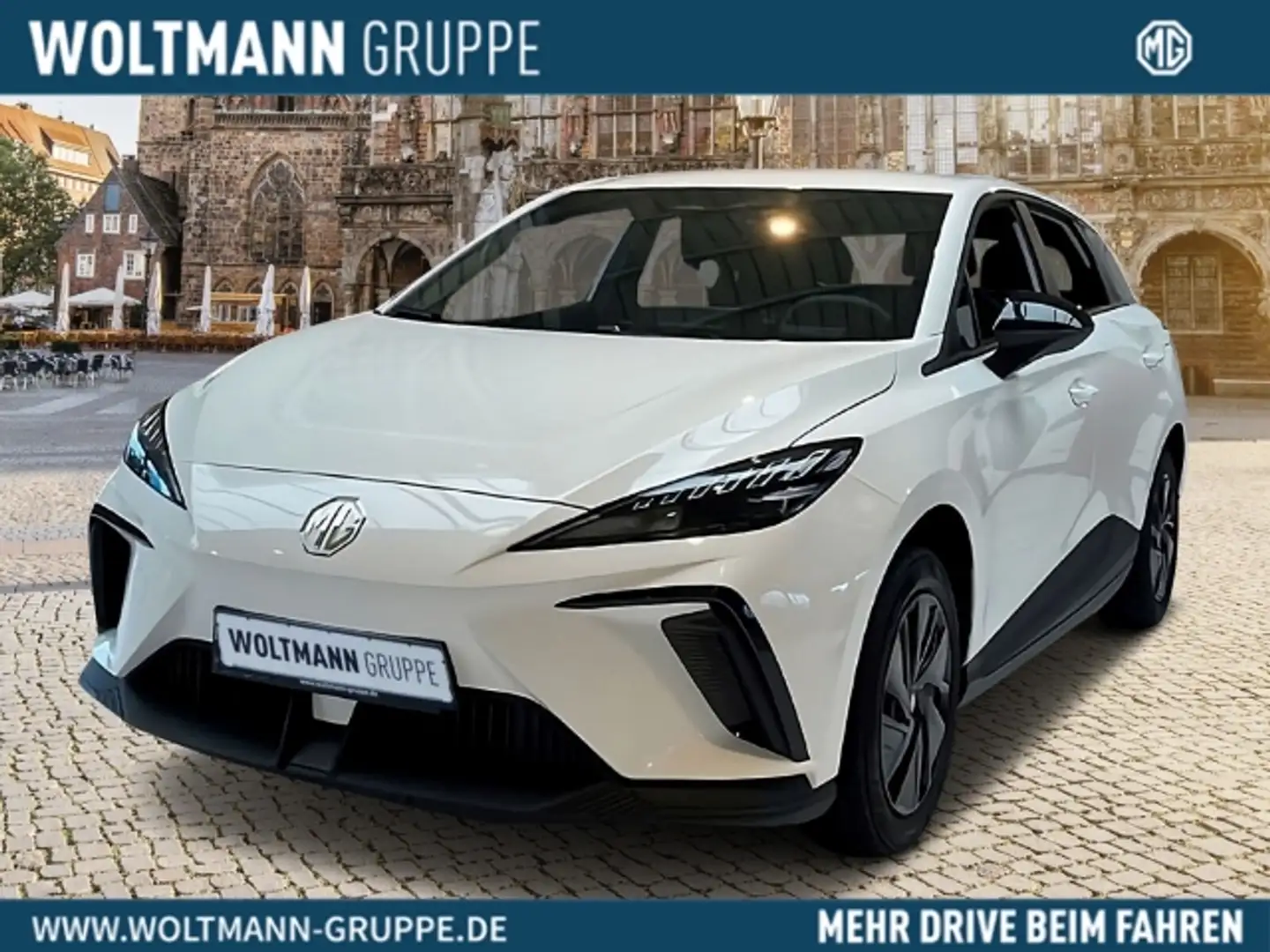 MG MG4 MY24 51kWh Standard LED ACC Klimaautom DAB Lenkrad Weiß - 1