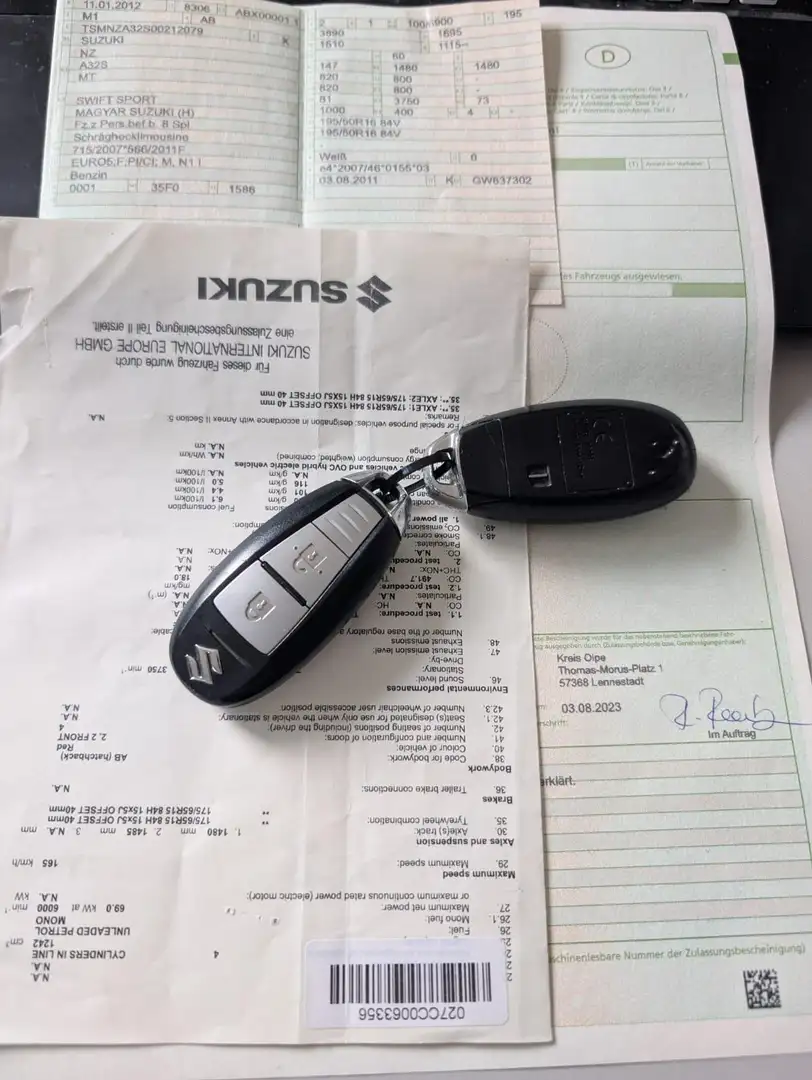 Suzuki Swift Sport 1.6 16V  Motor läuft unrund Blanc - 2