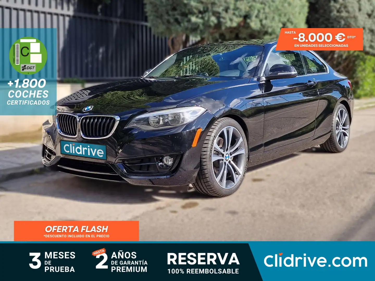 BMW 228 228i Czarny - 1