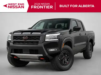 Black 2026 Nissan Frontier Pickup Truck 9-Speed Automatic