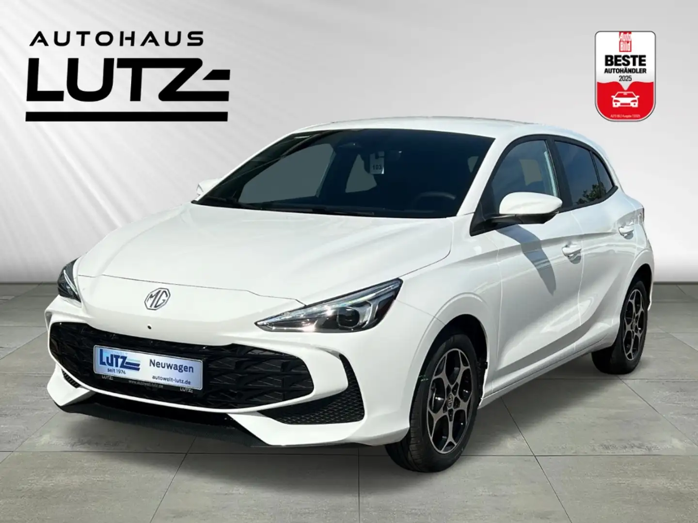 MG MG3 Luxury Hybrid+ Navi digitales Cockpit Soundsystem Blanc - 1