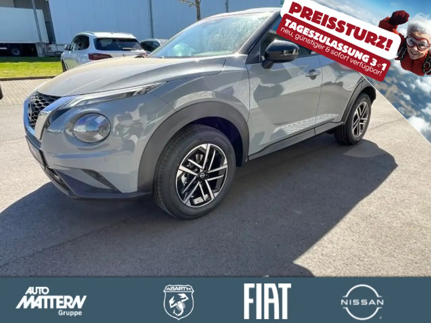 Nissan Juke 1.0 DIG-T N-Connecta,LED,Navi,Winter,Keyl. Grigio - 1