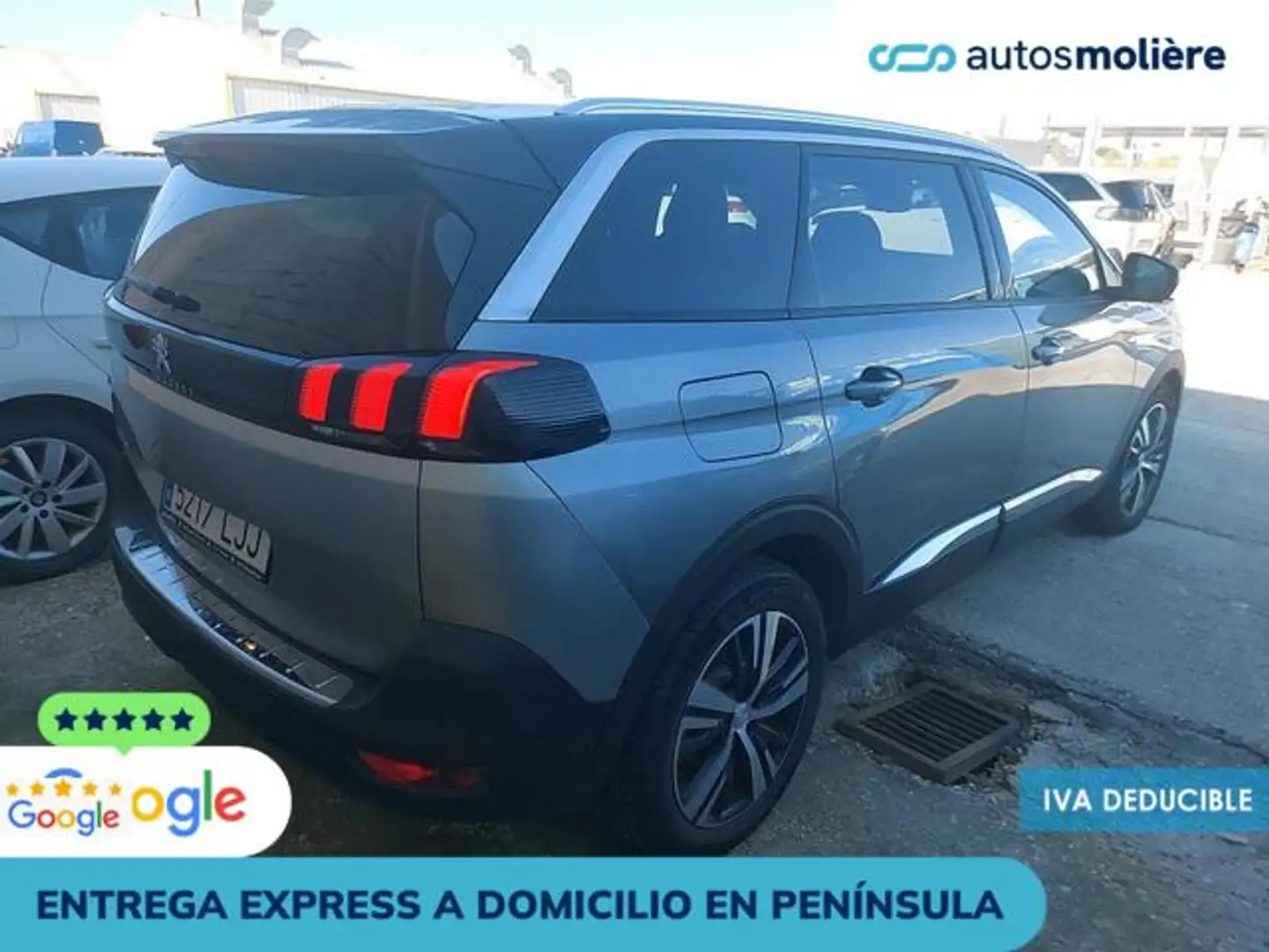 Peugeot 5008 1.6 BlueHDI Allure 7 pl. 120 Gris - 2