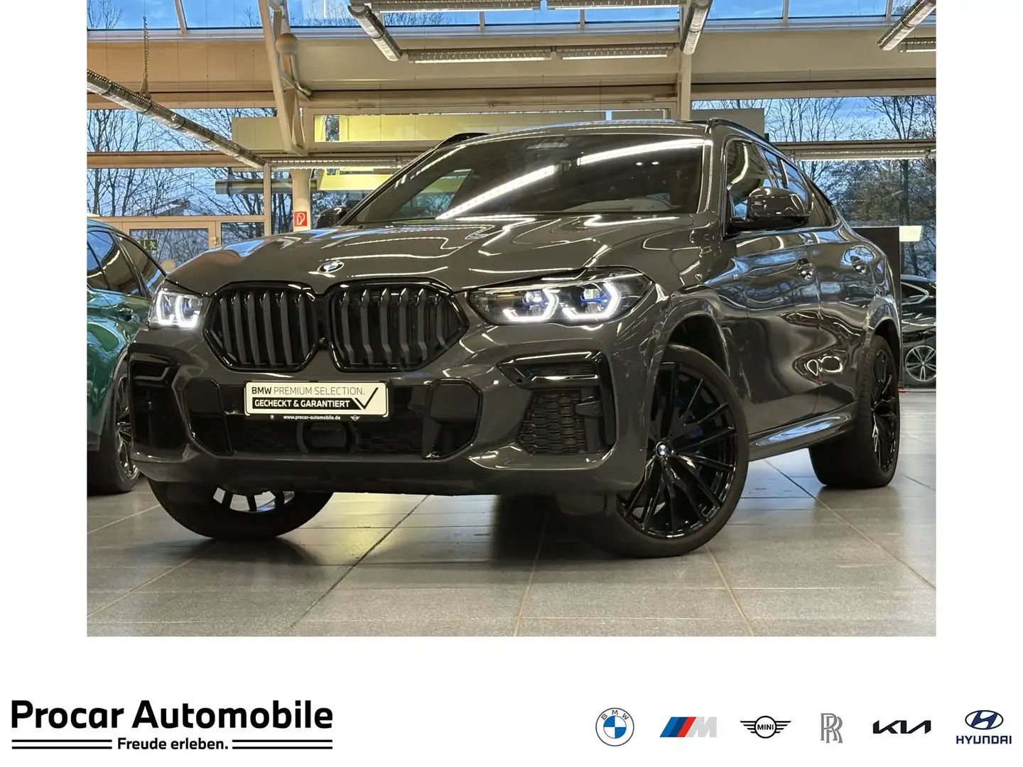 BMW X6 xDrive40d M Sport DA Prof PA+ Laser Pano 22" LMR Grau - 1