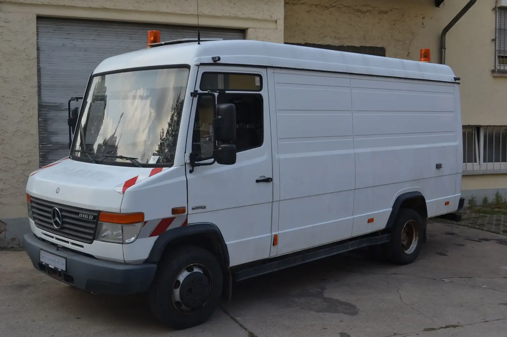 Mercedes-Benz 816 Vario 1.Hand 42tkm Werkstattwagen Wit - 2