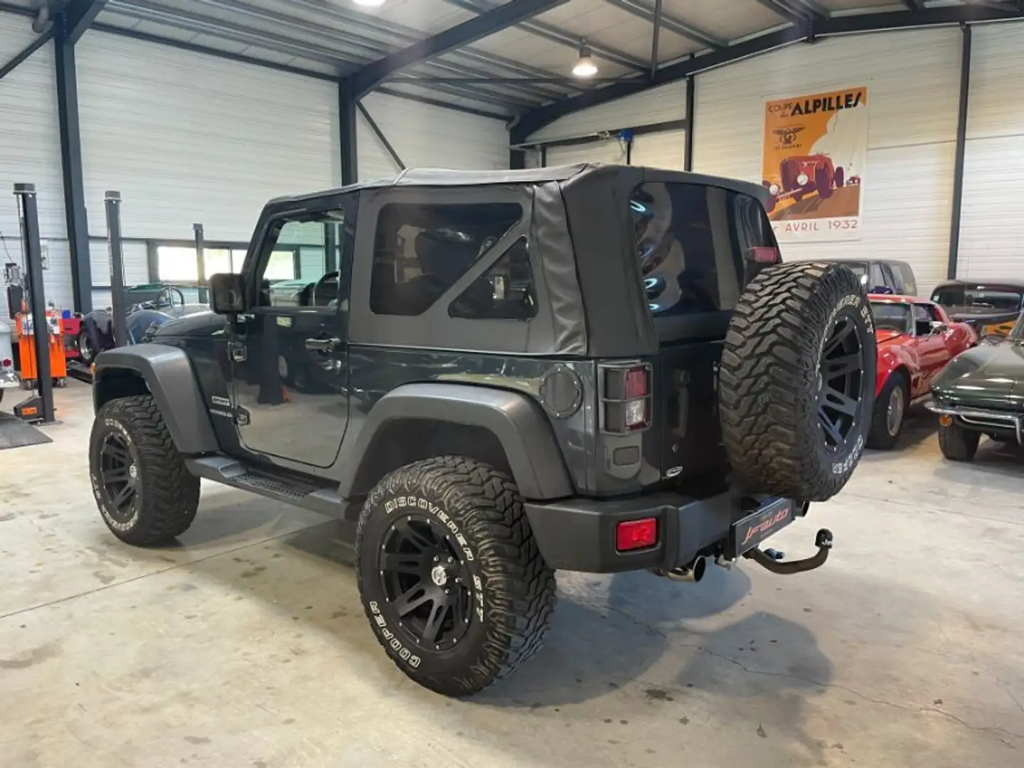 Jeep Wrangler 3.8 L V6 3 PORTES BACHE Bleu - 2