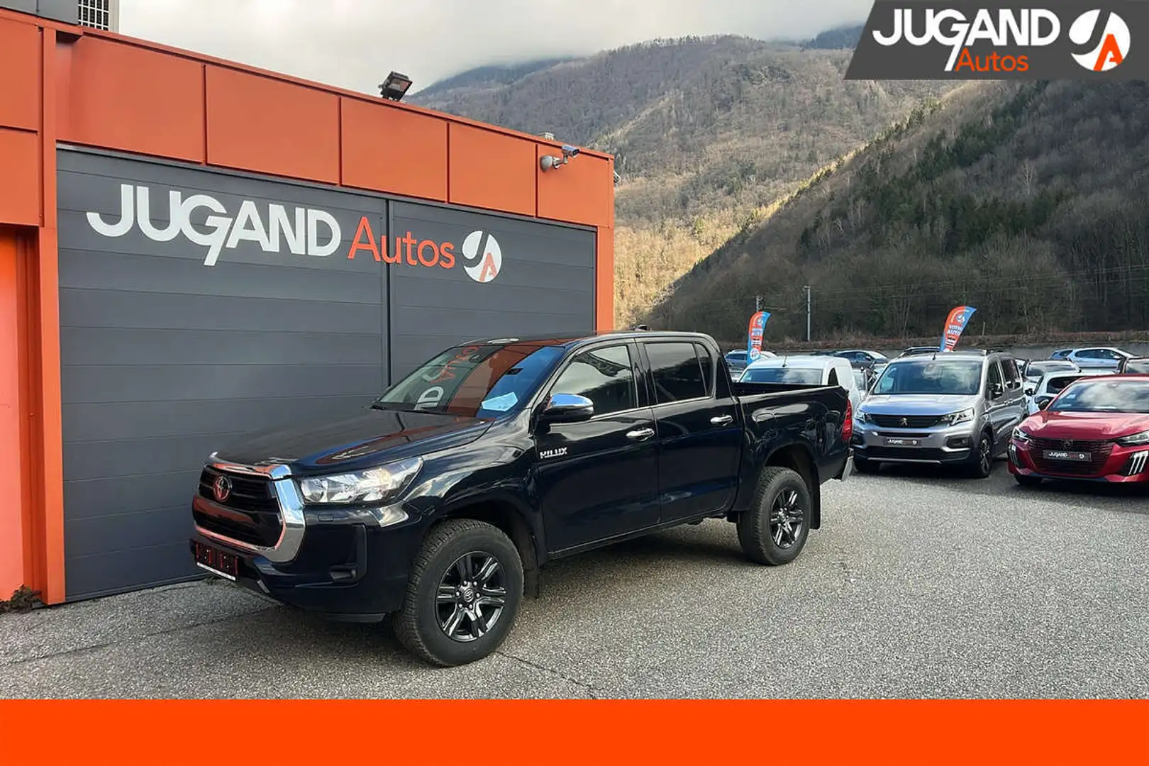 Toyota Hilux 2.4 D4-D 150 BVA LEGENDE 4PL Noir - 1