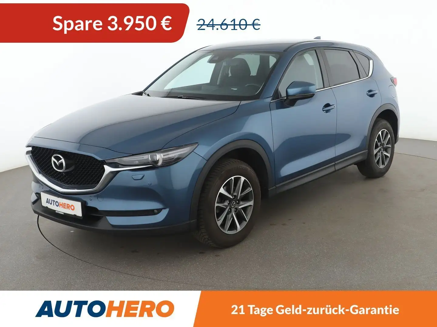 Mazda CX-5 2.0 Kangei 2WD *CAM*360*NAVI*TEMPO*SHZ*ALU* Синий - 1