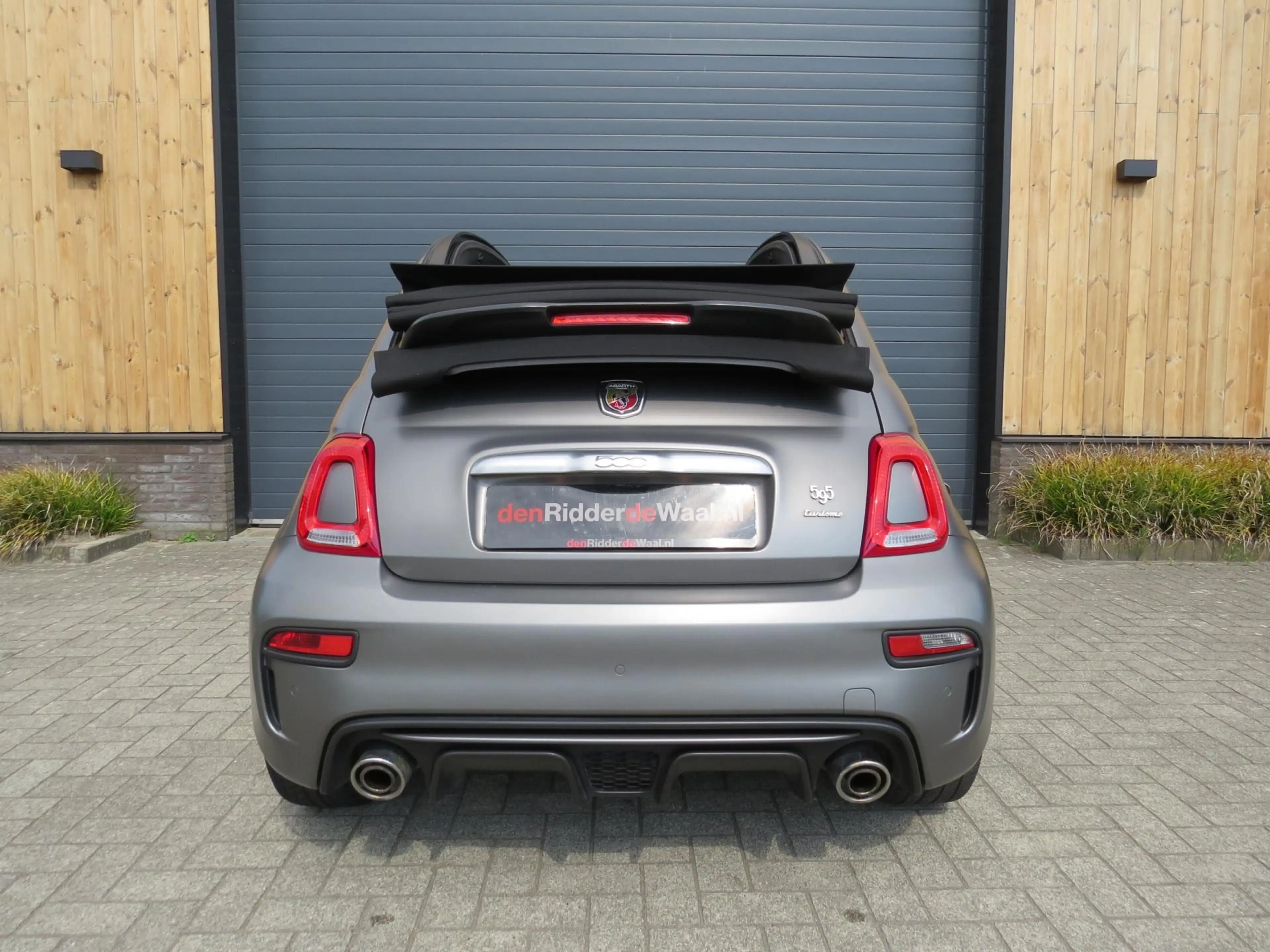 Fiat 500C Abarth 595 Turismo mat grijs *Leder*Carplay*Uniek — photo 8