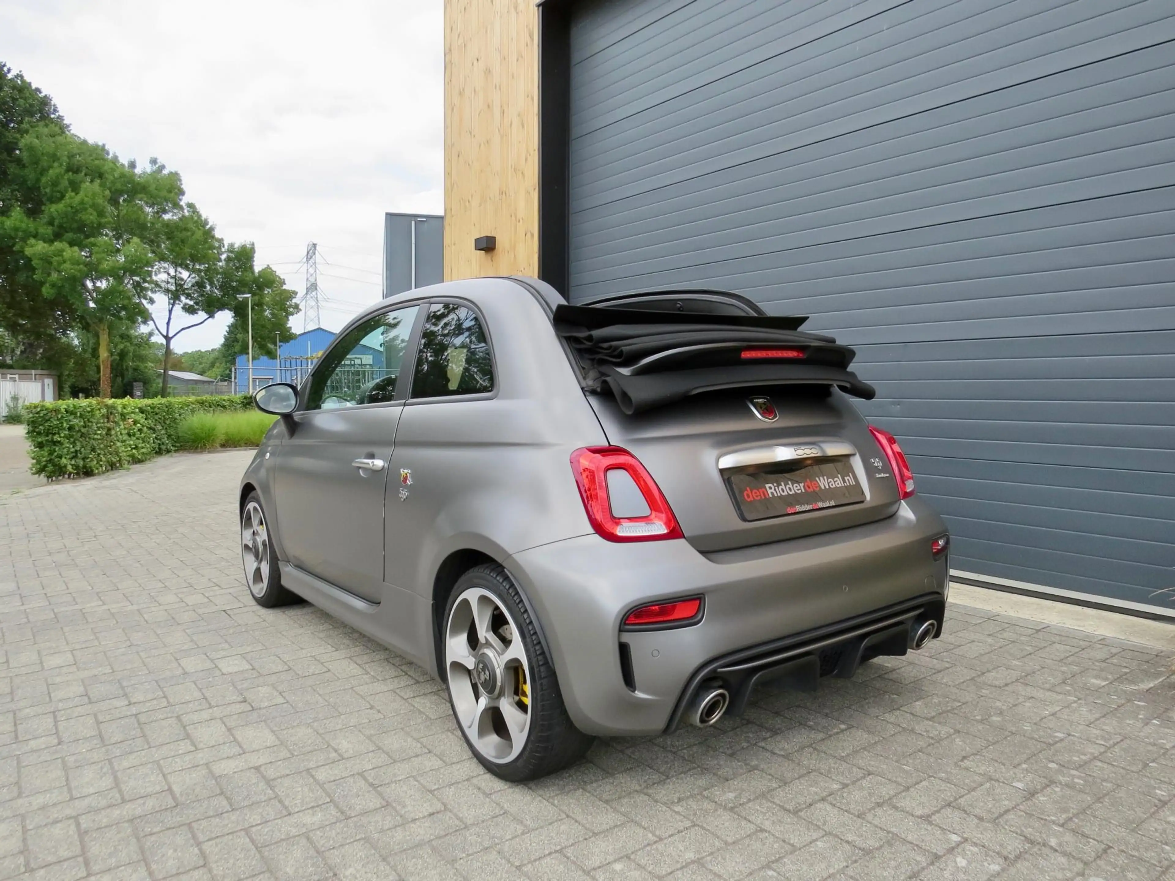 Fiat 500C Abarth 595 Turismo mat grijs *Leder*Carplay*Uniek — photo 6