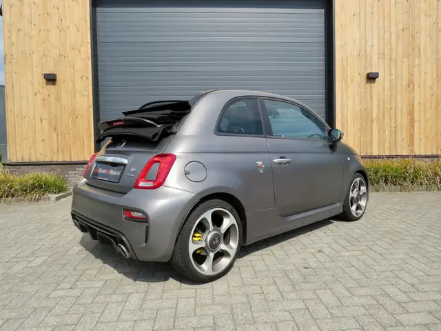 Fiat 500C Abarth 595 Turismo mat grijs *Leder*Carplay*Uniek