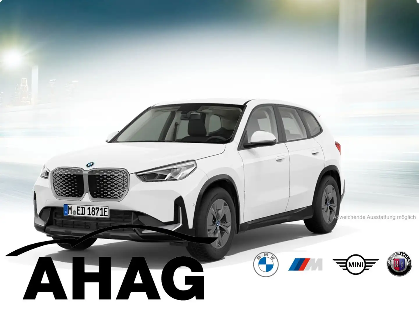 BMW iX1 xDrive30 Adaptives Fahrwerk Weiß - 2