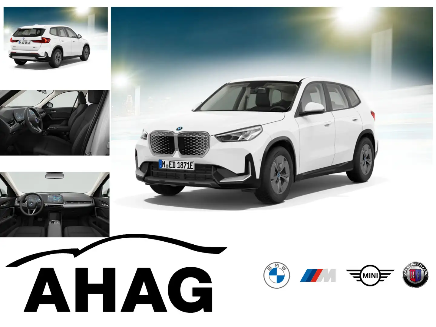 BMW iX1 xDrive30 Adaptives Fahrwerk Weiß - 1