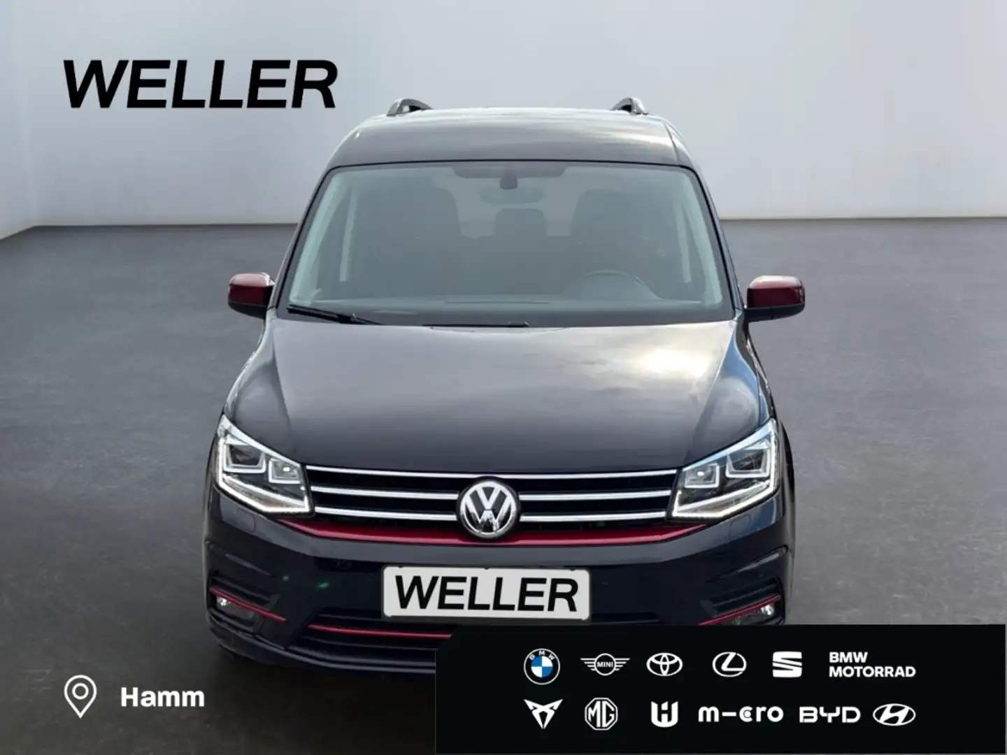 Volkswagen Caddy 2.0 TDI DSG Highline *CAM*ACC*SHZ*Navi*PDC* Schwarz - 2