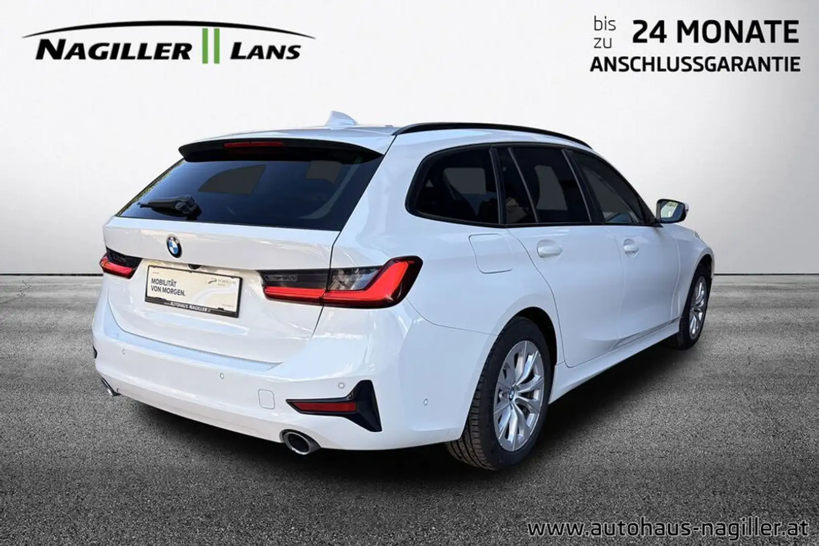 BMW 320 d xDrive Touring Advantage Weiß - 2