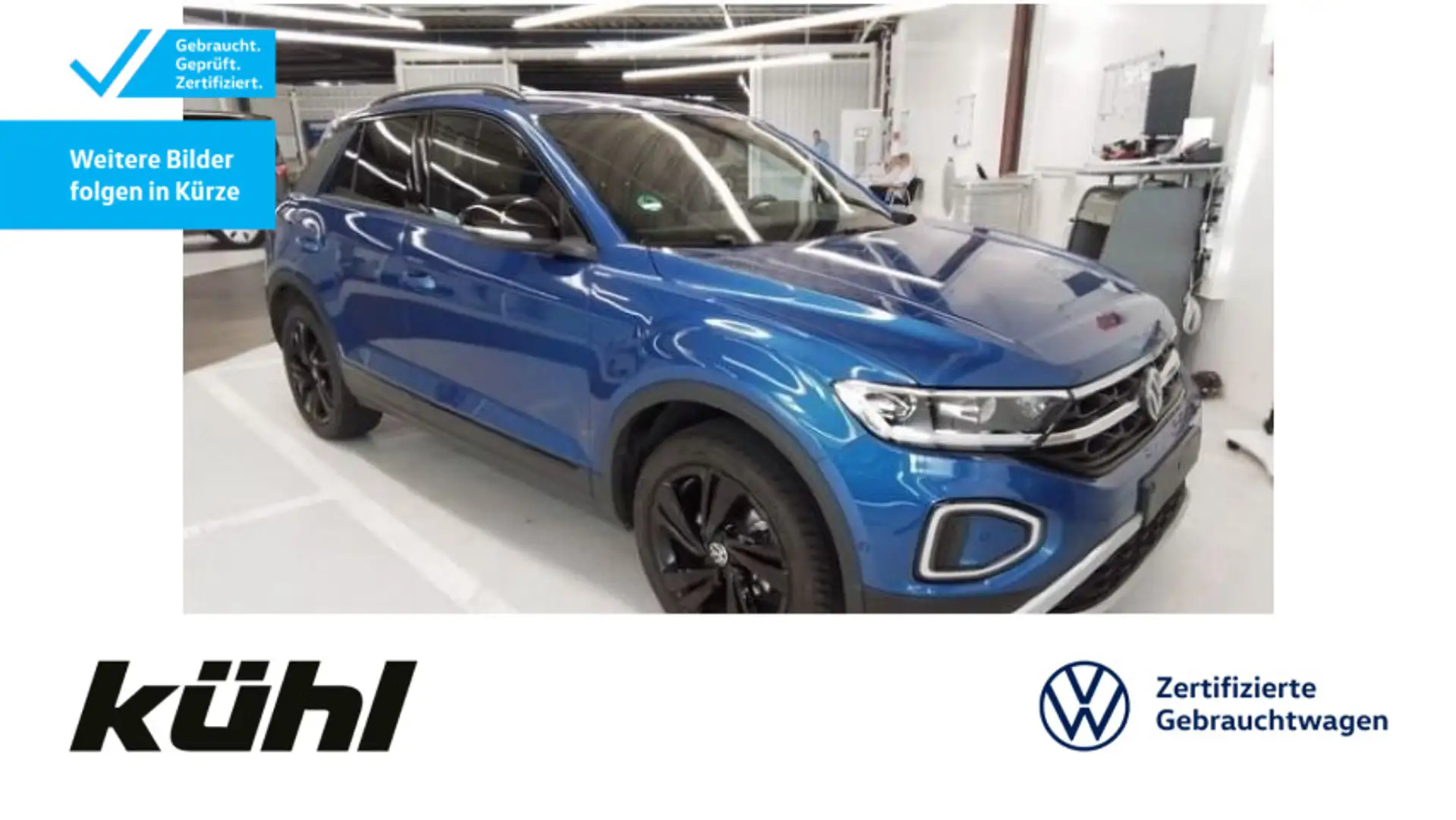 Volkswagen T-Roc 1.5 TSI DSG Style Black Style LED+/ACC/Sta Blau - 1
