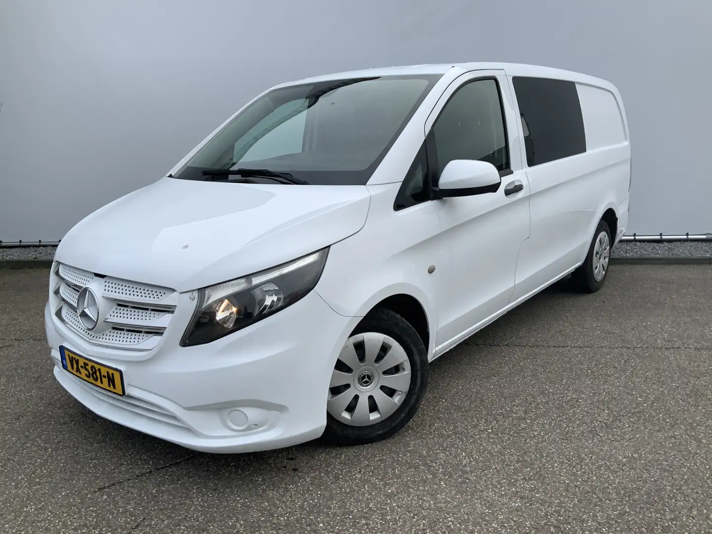 Mercedes-Benz Vito 114 CDI Lang Dub Cab Automaat Airco Cruise 5 Zits Weiß - 1