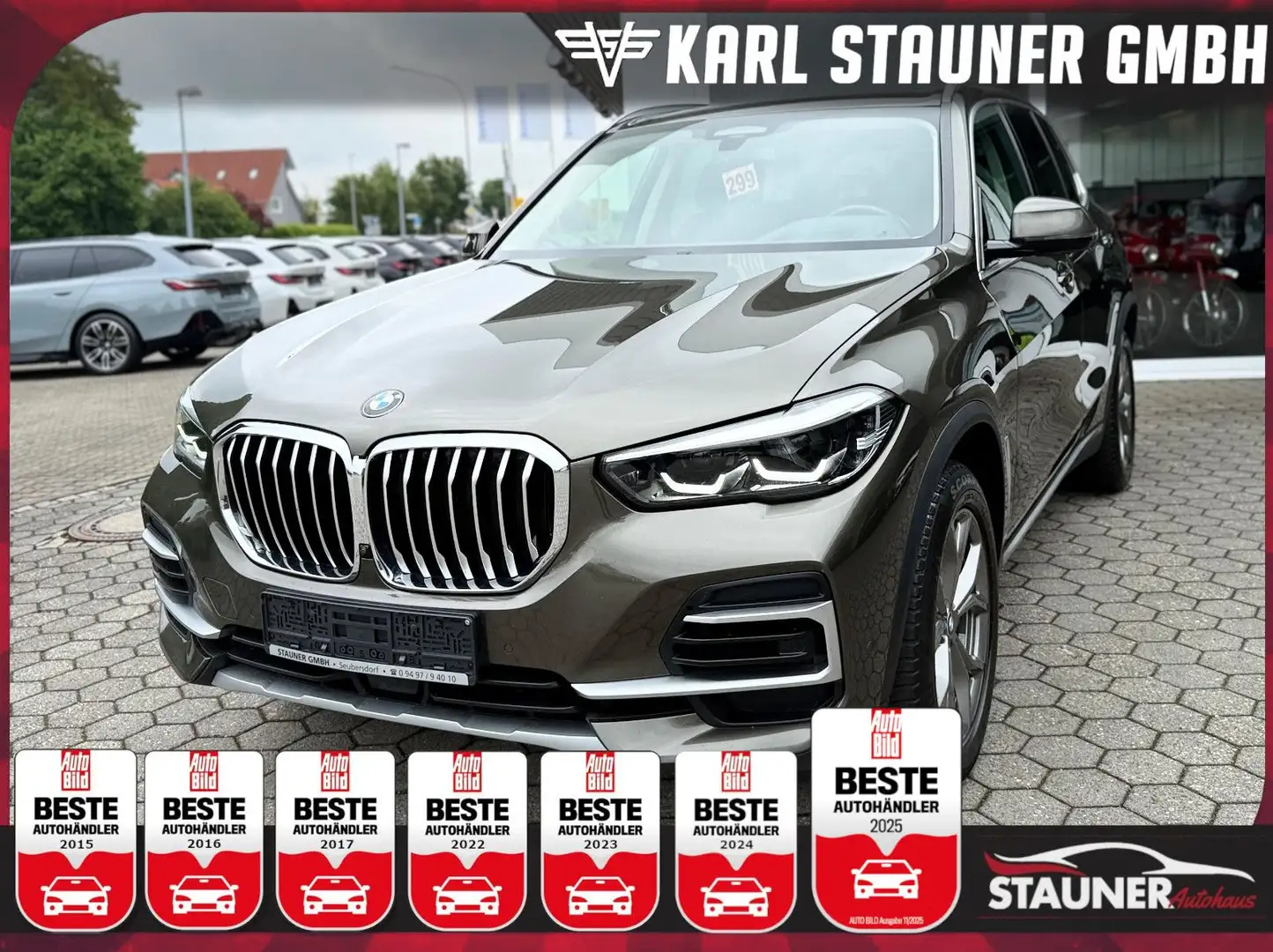 BMW X5 30d xDrive MEMORY AHK SKY LOUNGE INTEGRAL Grün - 1