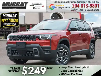 Red 2026 Jeep Cherokee SUV / Crossover Four-Wheel Drive Automatic