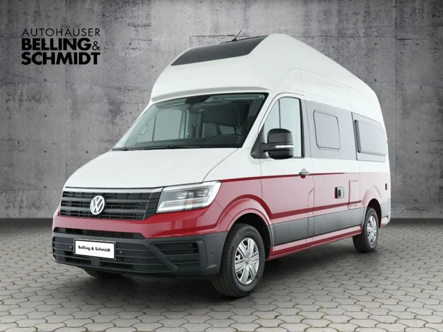 Volkswagen Crafter Grand California 600 Solar Kamera NP102 Rojo - 1