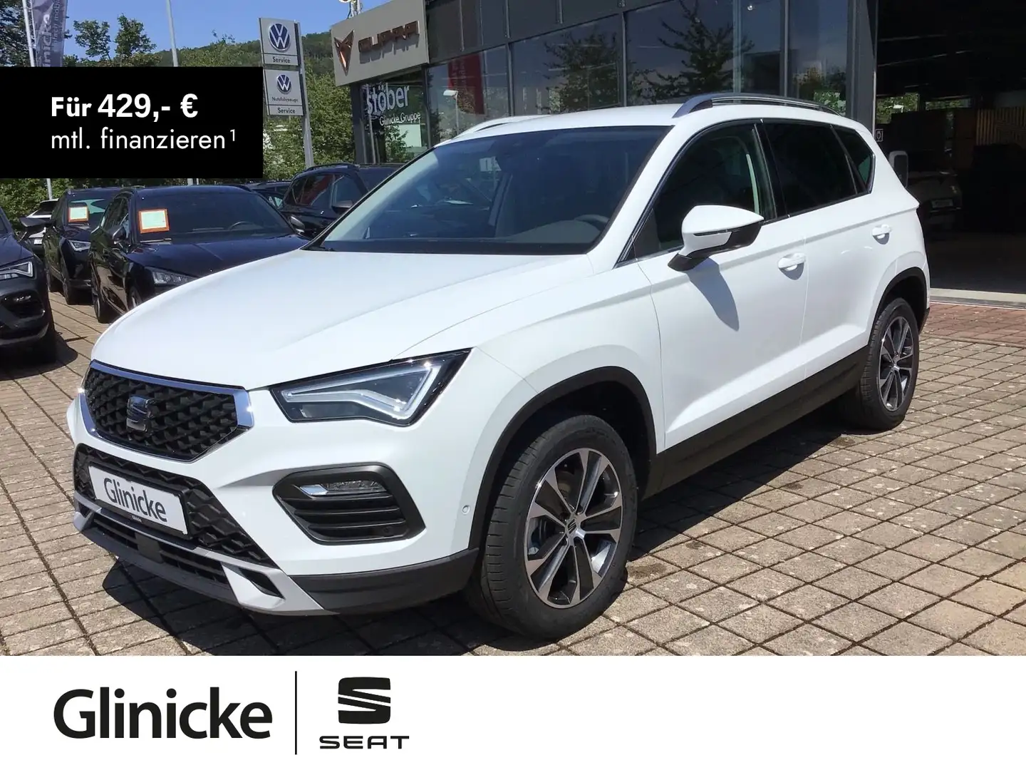 SEAT Ateca Style Edition 2.0 TDI AHK Navi Sitzhzg. Weiß - 1