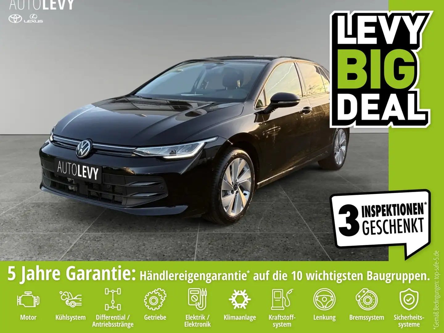 Volkswagen Golf VIII 2.0 TDI ++PDC+LM+Sitzheizung+Kamera++ Zwart - 1