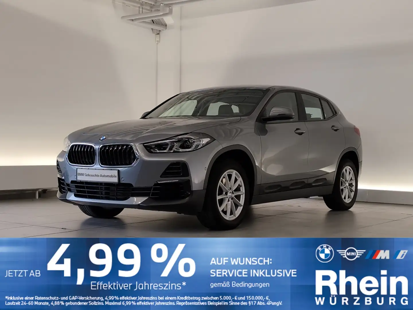 BMW X2 sDrive18d Advantage HiFi/DAB/AHK/DAB Grau - 1
