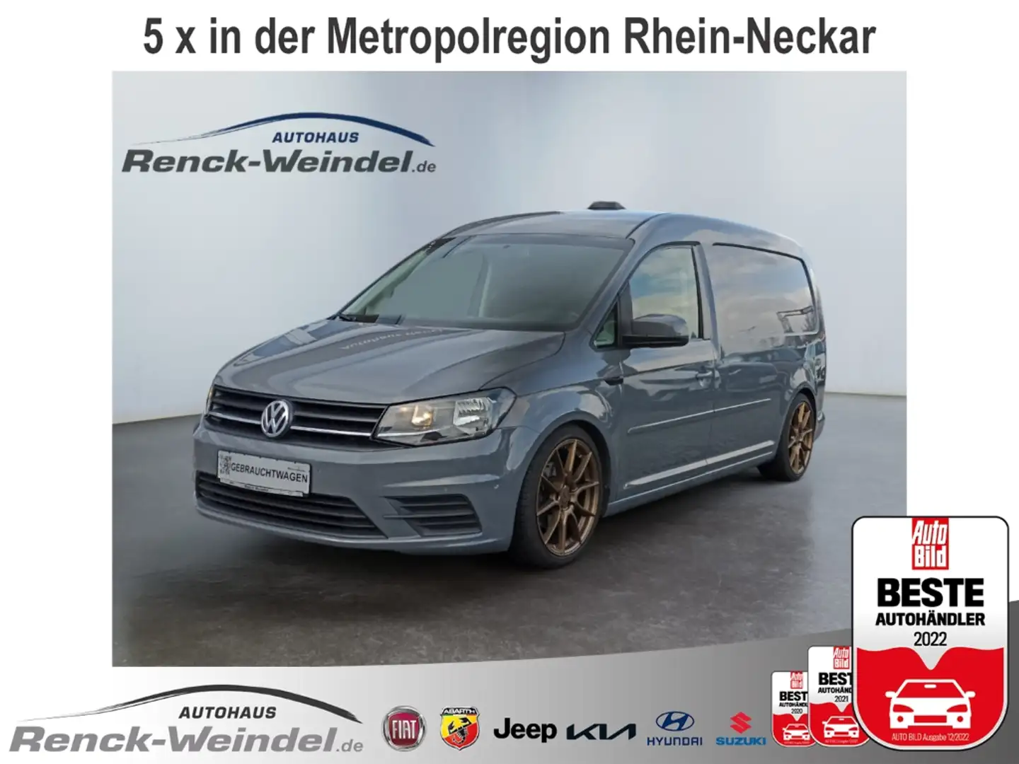 Volkswagen Caddy Nfz 2.0 TDI Kasten Maxi EcoProfi Camper BMT AHK Na Gris - 1