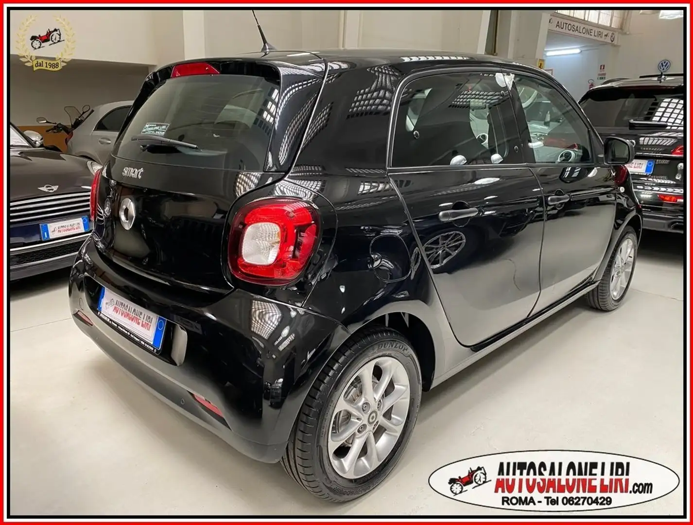 smart forFour 1.0 PASSION 71cv *NEOPATENTATI* Noir - 2