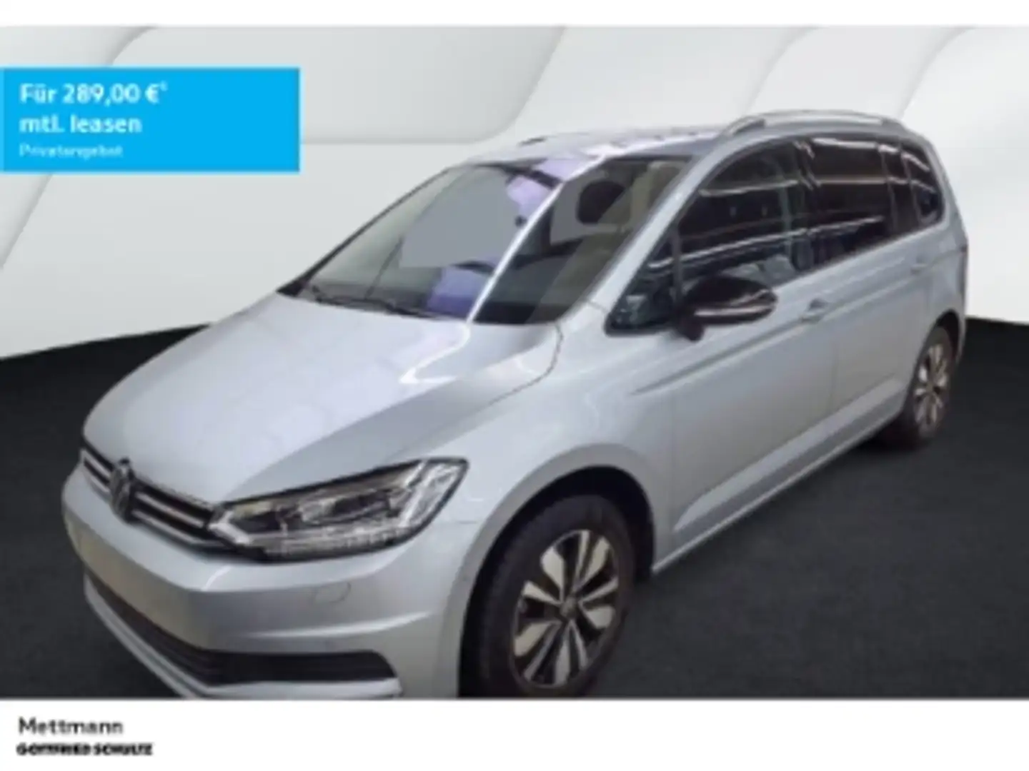 Volkswagen Touran 1.5 TSI Goal DSG LED NAVI AHK SHZ PDC LM ZV Silber - 1
