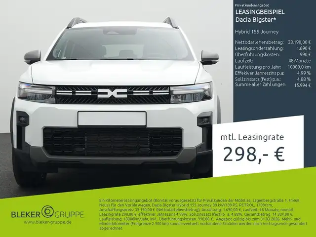 Dacia Bigster Hybrid 155 Journey